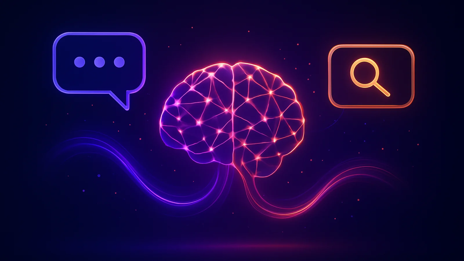 Generative engine optimization concept showing AI answering search queries Generative engine optimization concept showing AI answering search queries